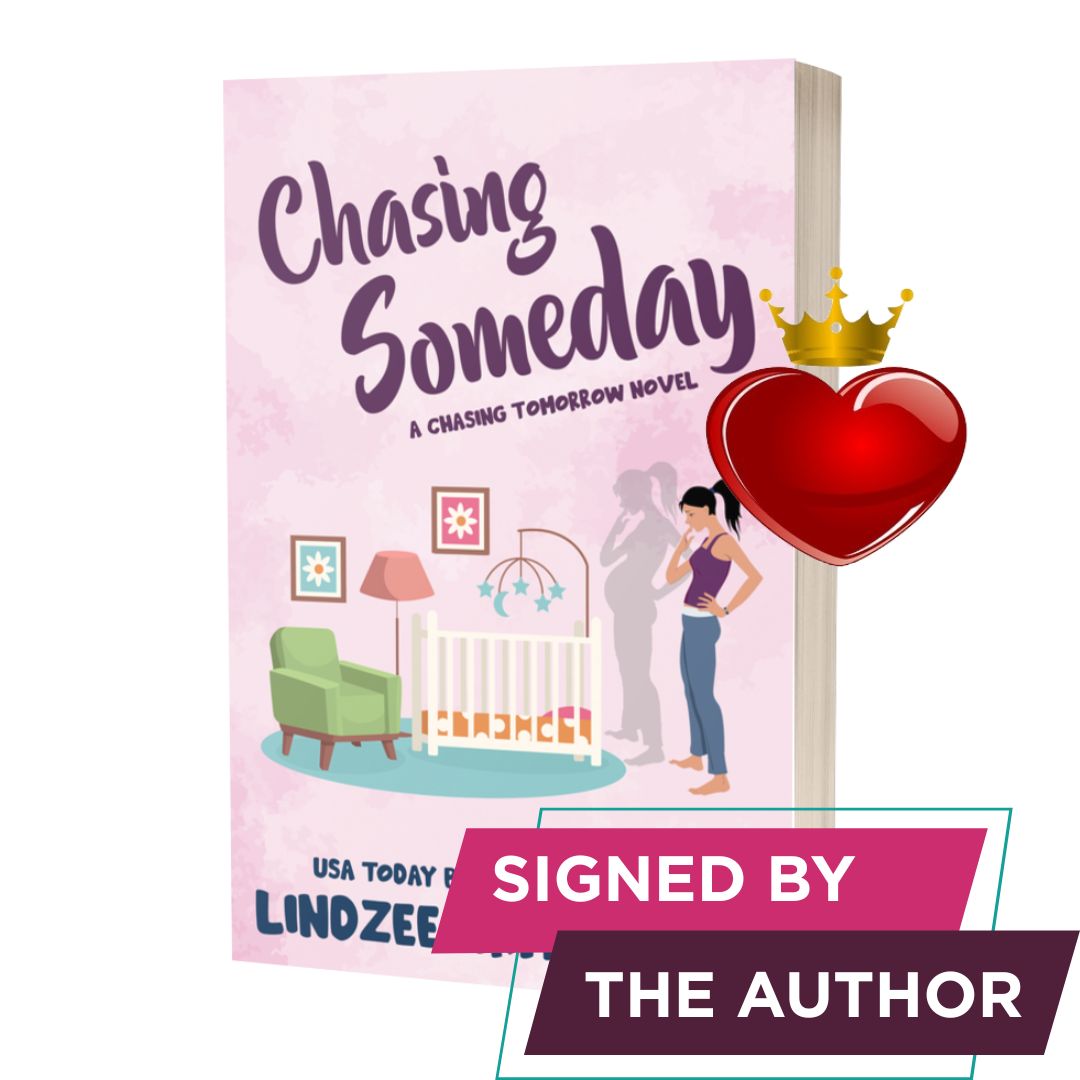Chasing Someday signed paperback clean christian fiction - Lindzee Armstrong