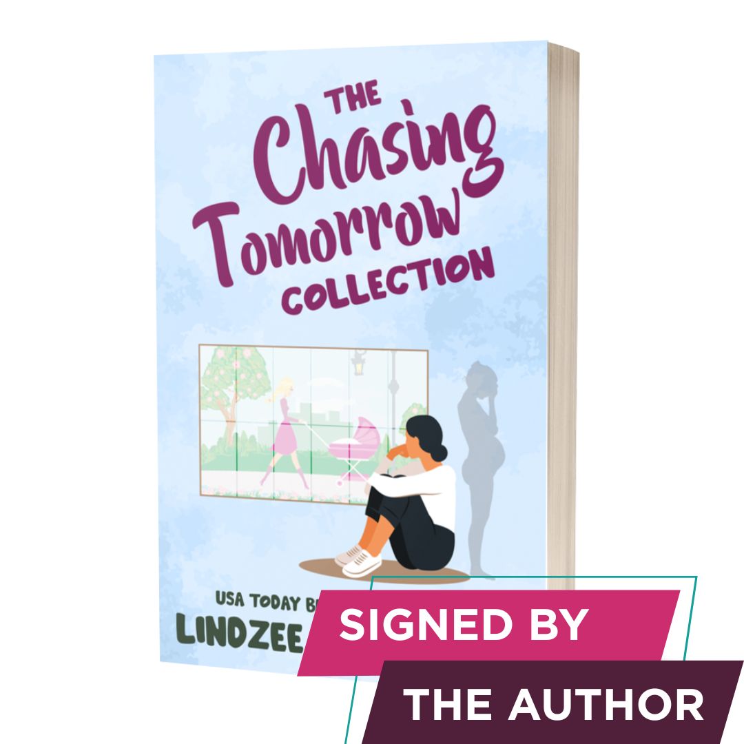 Chasing Tomorrow signed paperback book club read - Lindzee Armstrong