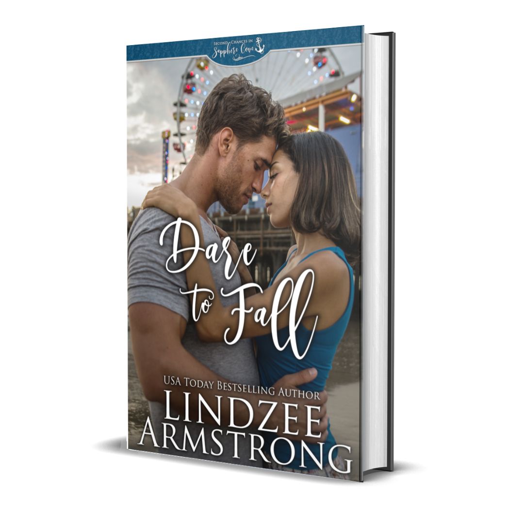 Dare to Fall hardback sweet small town military romance - Lindzee Armstrong