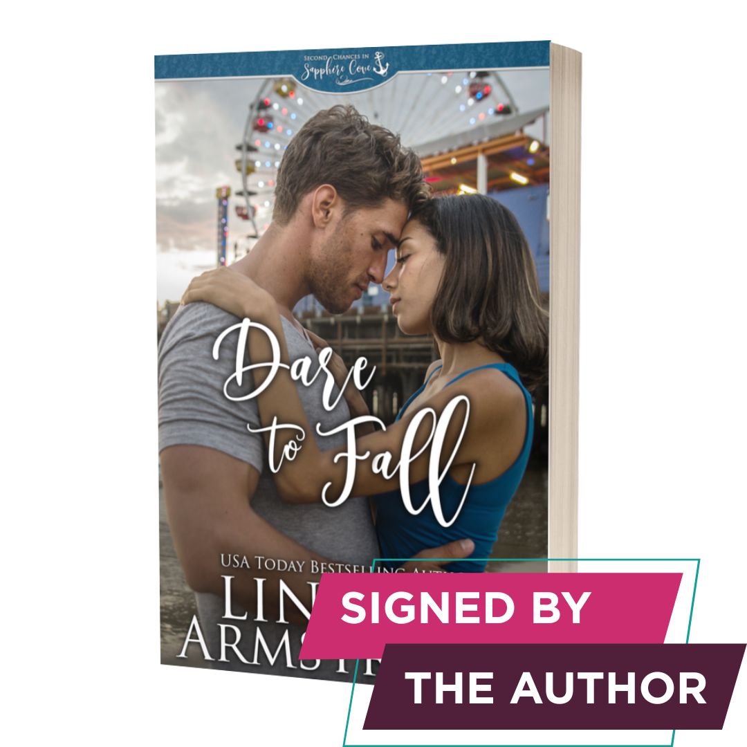 Dare to Fall signed paperback military romance - Lindzee Armstrong