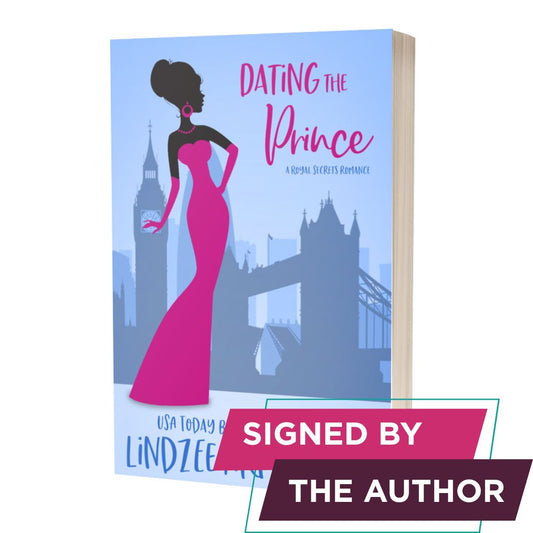 Dating the Prince signed paperback enemies to lovers romance - Lindzee Armstrong