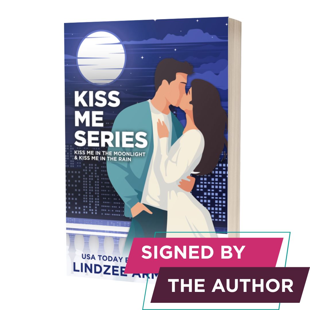 Kiss Me signed paperback clean romantic suspense - Lindzee Armstrong