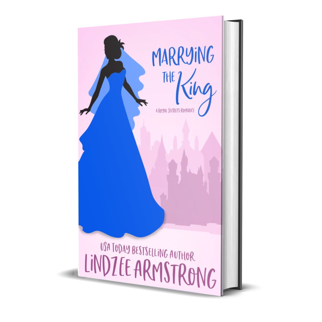 Marrying the King hardback amnesia time travel romcom - Lindzee Armstrong
