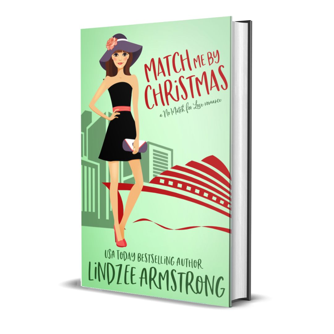 Match Me by Christmas hardback age gap romcom - Lindzee Armstrong