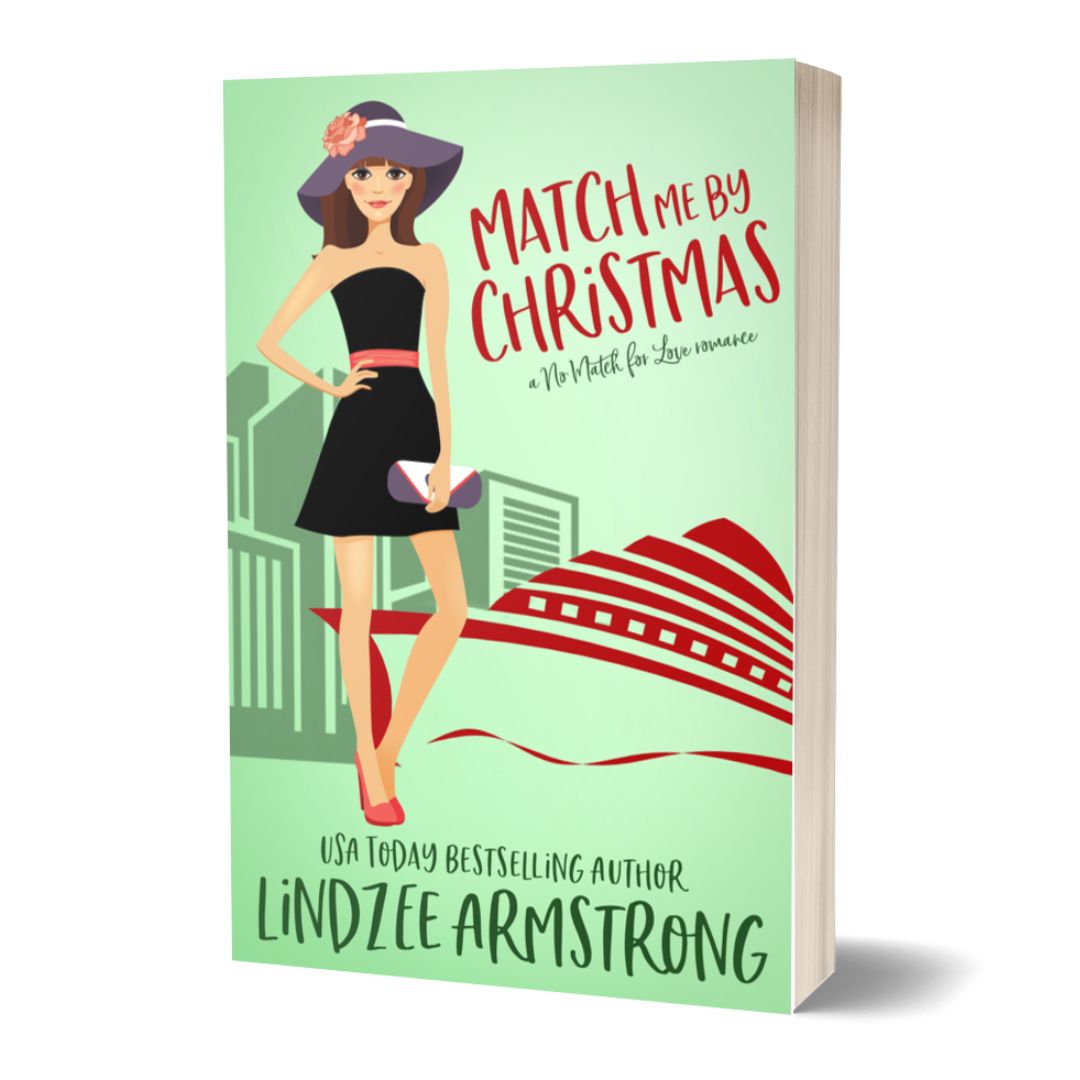 Match Me by Christmas paperback age gap romance - Lindzee Armstrong