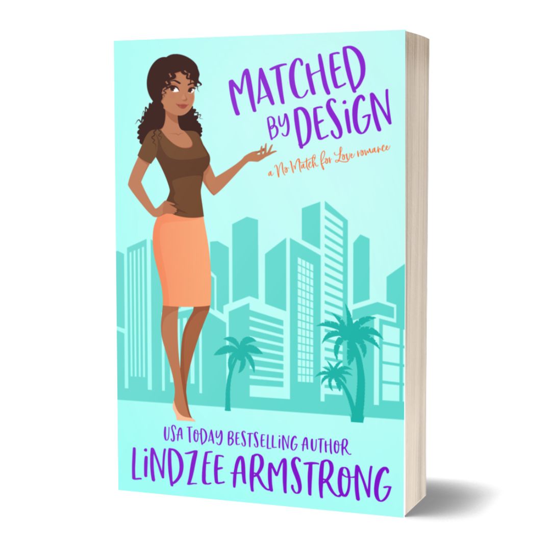 Matched by Design paperback fake relationship romance - Lindzee Armstrong