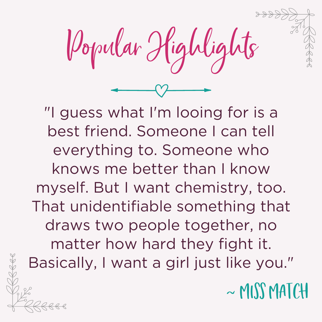 Miss Match by Lindzee Armstrong a sweet and clean romantic comedy