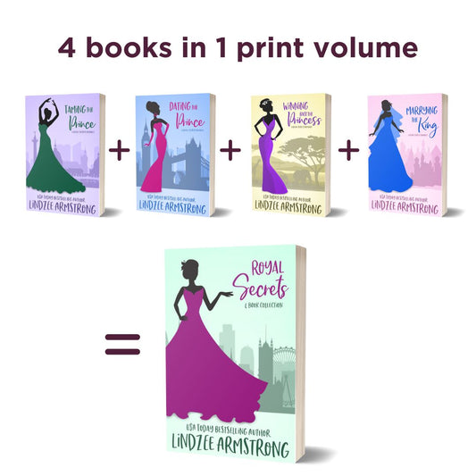 Royal Secrets series paperback collection royal romantic comedy - Lindzee Armstrong