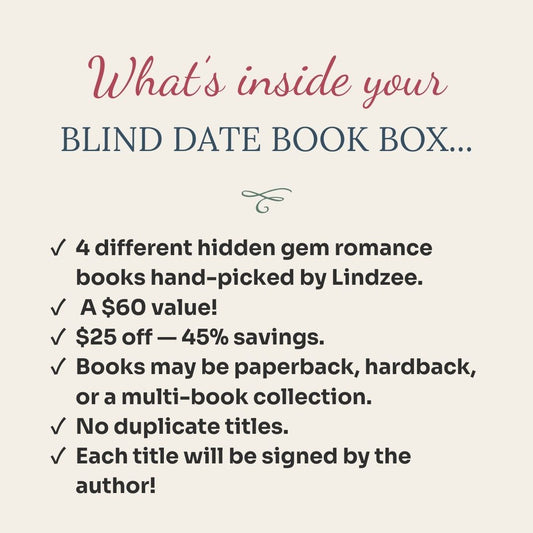 Coffret de livres pour rendez-vous à l'aveugle !