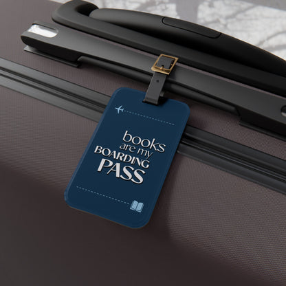 Luggage Tag — "Books Are My Boarding Pass"