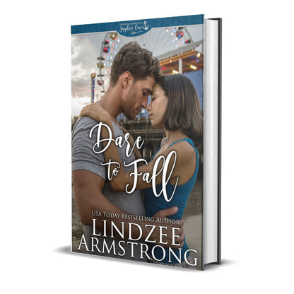 Dare to Fall hardback sweet small town military romance - Lindzee Armstrong