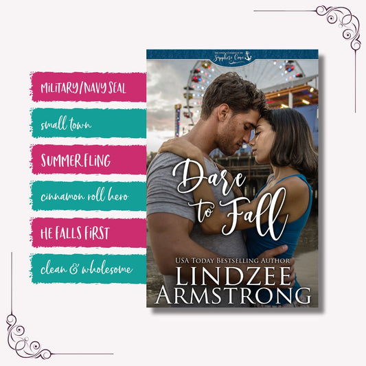 Dare to Fall tropes closed door military romance - Lindzee Armstrong