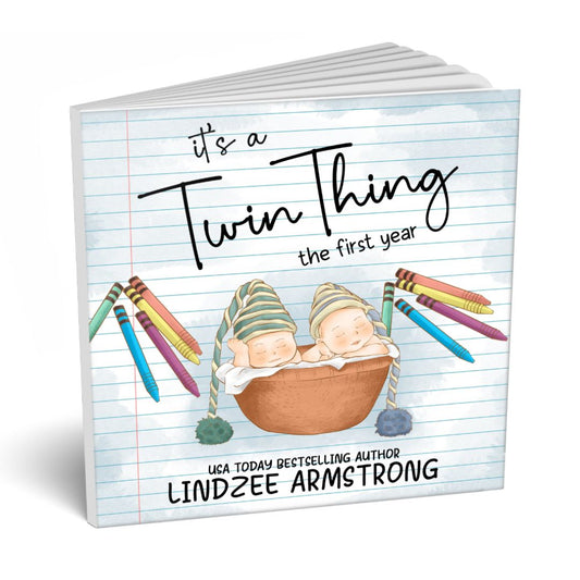 It's a Twin Thing paperback picture book - Lindzee Armstrong