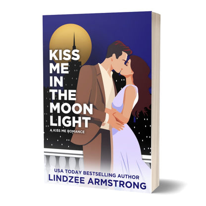 Kiss Me in the Moonlight paperback romantic suspense - Lindzee Armstrong
