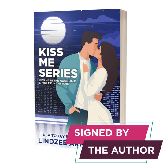 Kiss Me signed paperback clean romantic suspense - Lindzee Armstrong