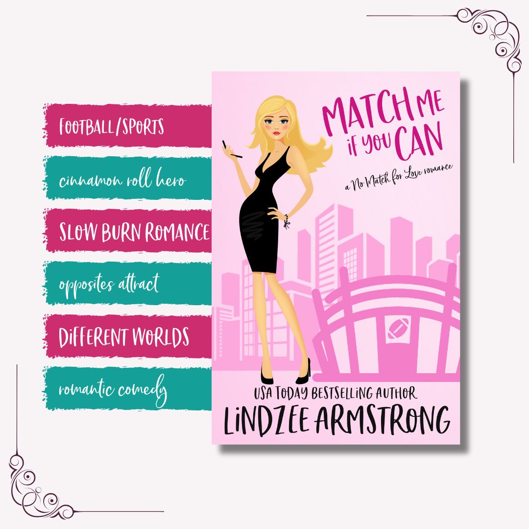 Match Me if You Can tropes closed door football romcom - Lindzee Armstrong