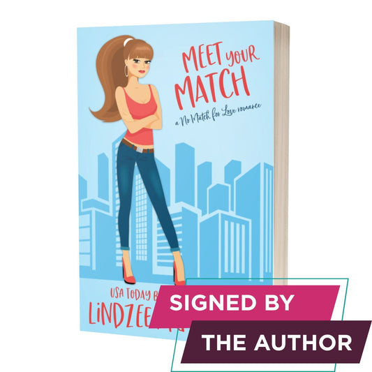 Meet Your Match signed paperback best friends romance - Lindzee Armstrong