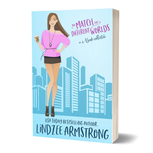 No Match for Different Worlds paperback closed door romance - Lindzee Armstrong