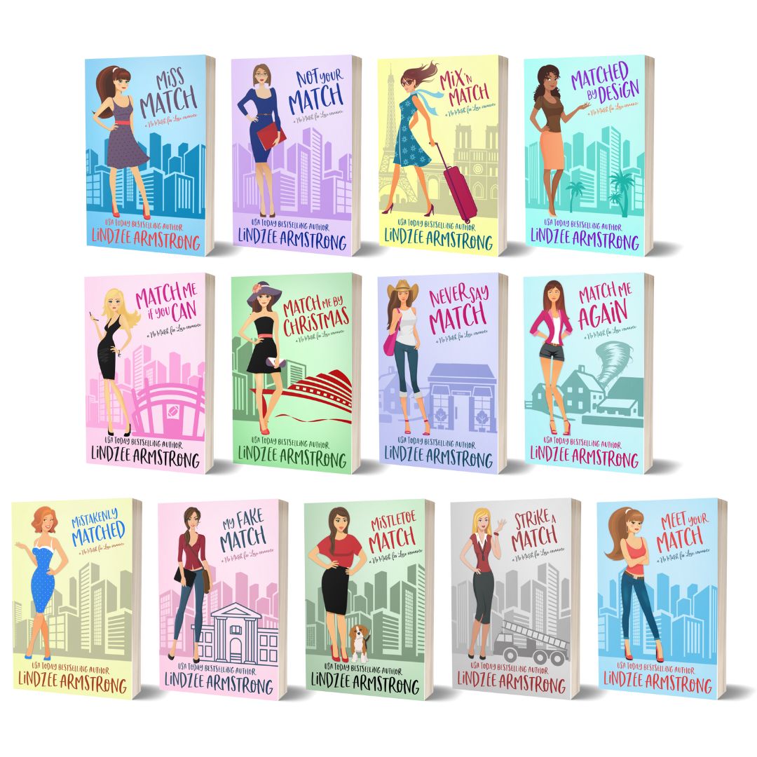 No Match for Love series paperback box set sweet romance - Lindzee Armstrong