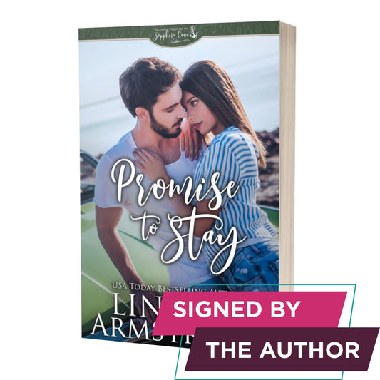 Promise to Stay signed paperback high school sweethearts romance - Lindzee Armstrong