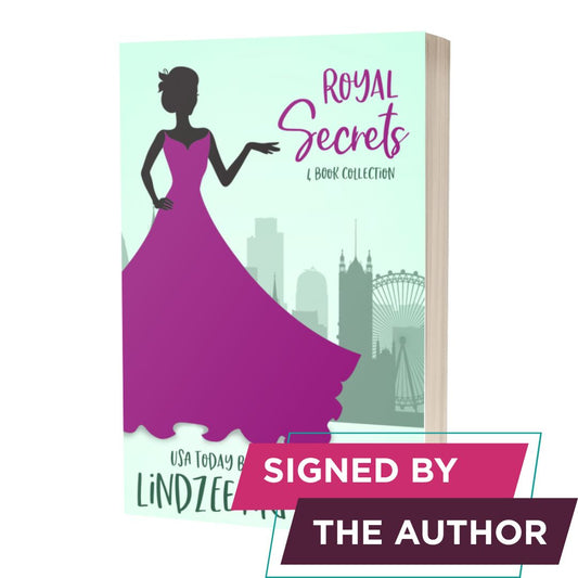 Royal Secrets signed paperback contemporary romance - Lindzee Armstrong