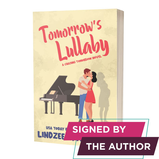 Tomorrow's Lullaby signed paperback christian college romance - Lindzee Armstrong