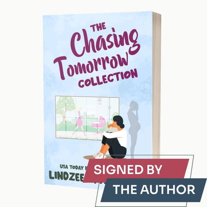 Chasing Tomorrow 2-book collection by LIndzee Armstrong signed paperback omnibus, clean Christian fiction and Christian romance in the Chasing Tomorrow series