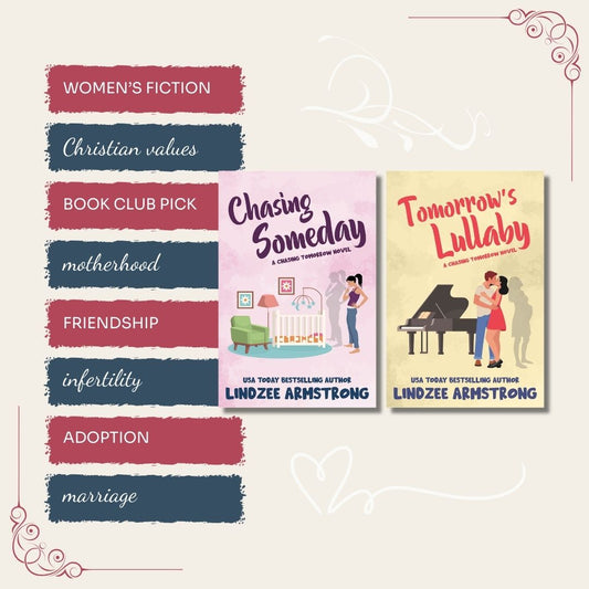 Chasing Tomorrow series by Lindzee Armstrong trope map, clean Christian fiction and Christian romance