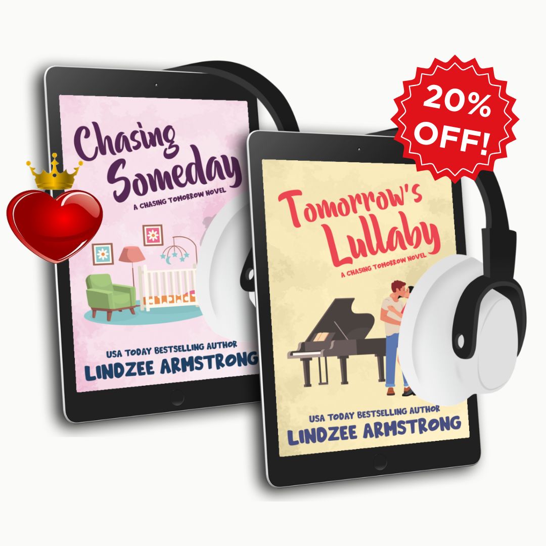 Chasing Tomorrow series by Lindzee Armstrong audiobook bundle, clean Christian fiction and Christian romance