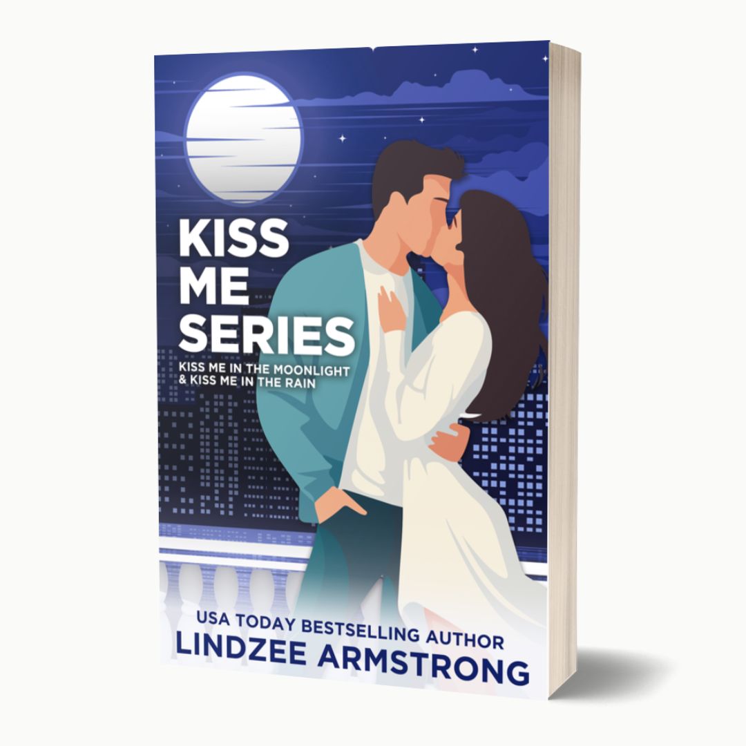 Kiss Me series 2-book collection by Lindzee Armstrong paperback omnibus, clean romantic suspense in the Kiss Me series