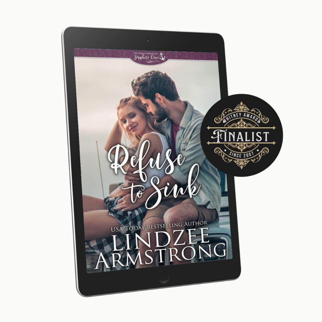 Refuse to Sink by Lindzee Armstrong ebook, clean small town contemporary romance in the Second Chances in Sapphire Cove series