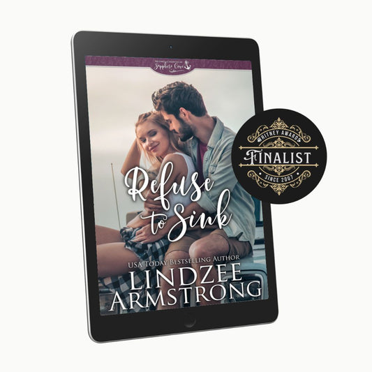 Refuse to Sink by Lindzee Armstrong ebook, clean small town contemporary romance in the Second Chances in Sapphire Cove series
