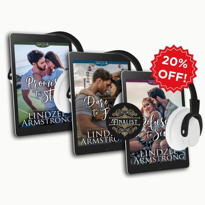 Sapphire Cove series by Lindzee Armstrong audiobook bundle, clean small town contemporary romance