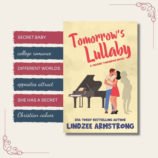 Tomorrow's Lullaby by Lindzee Armstrong trope map, clean Christian romance in the Chasing Tomorrow series
