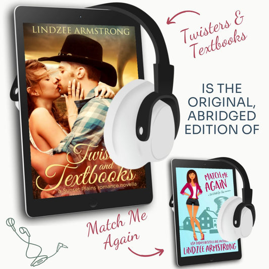 Twisters and Textbooks by Lindzee Armstrong abridged audiobook, clean small town romance