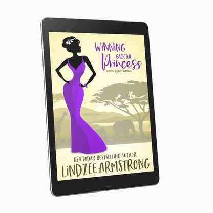 Winning Back the Princess by Lindzee Armstrong ebook, clean romantic comedy in the Royal Secrets series